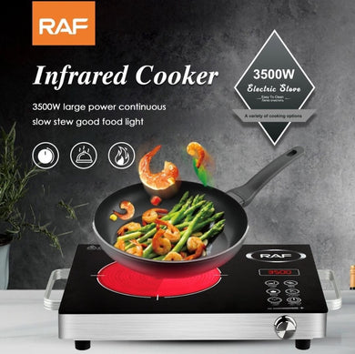 🔥 RAF Electric Stove – Infrared Cooker | Hotplate | Electric Chula – 3500 Watts - Mayari Super Store