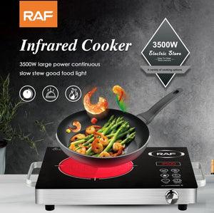 🔥 RAF Electric Stove – Infrared Cooker | Hotplate | Electric Chula – 3500 Watts - Mayari Super Store
