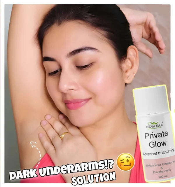 🌸 Organa Touch Fresh & Natural Underarm Whitening Cream – Private Glow (Advanced Brightening) 100ml