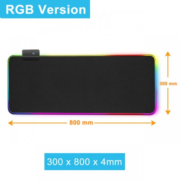 🎮 RGB Gaming Mouse Pad with RGB Lights | Extended Size, Non-Slip & Waterproof Mayari Super Store