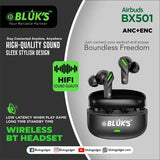 🎧 BX-501 AirBuds ANC & ENC | Next-Level Sound & Comfort