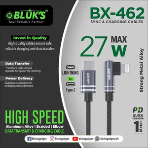 ⚡ BX-462 – 27W Max Sync & Charging Cable (iPhone)