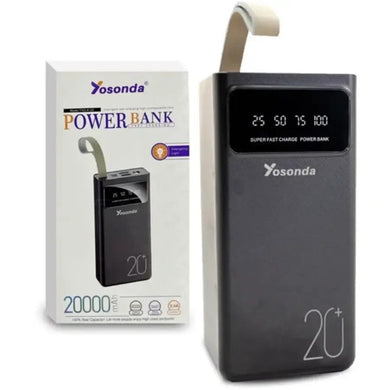 ⚡ Fast Charging Power Bank – 20000 mAh | Charge 3 Devices Simultaneously