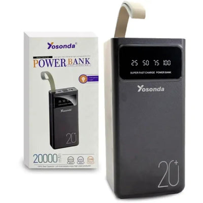 ⚡ Fast Charging Power Bank – 20000 mAh | Charge 3 Devices Simultaneously - Mayari Super Store