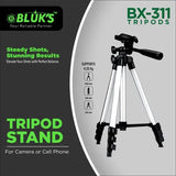 📸 BX-370 Extra Long 1700mm Selfie Stick & Tripod Stand