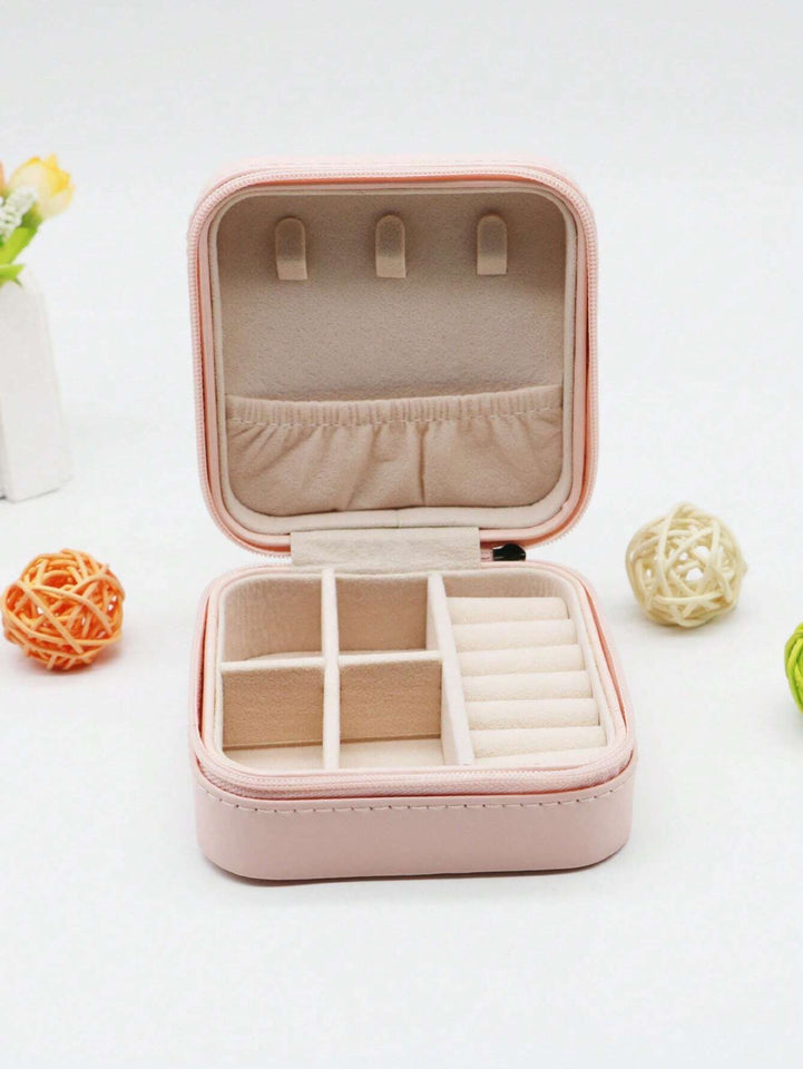 💎 Leather Jewelry Storage Box – Compact Travel Organizer Mayari Super Store