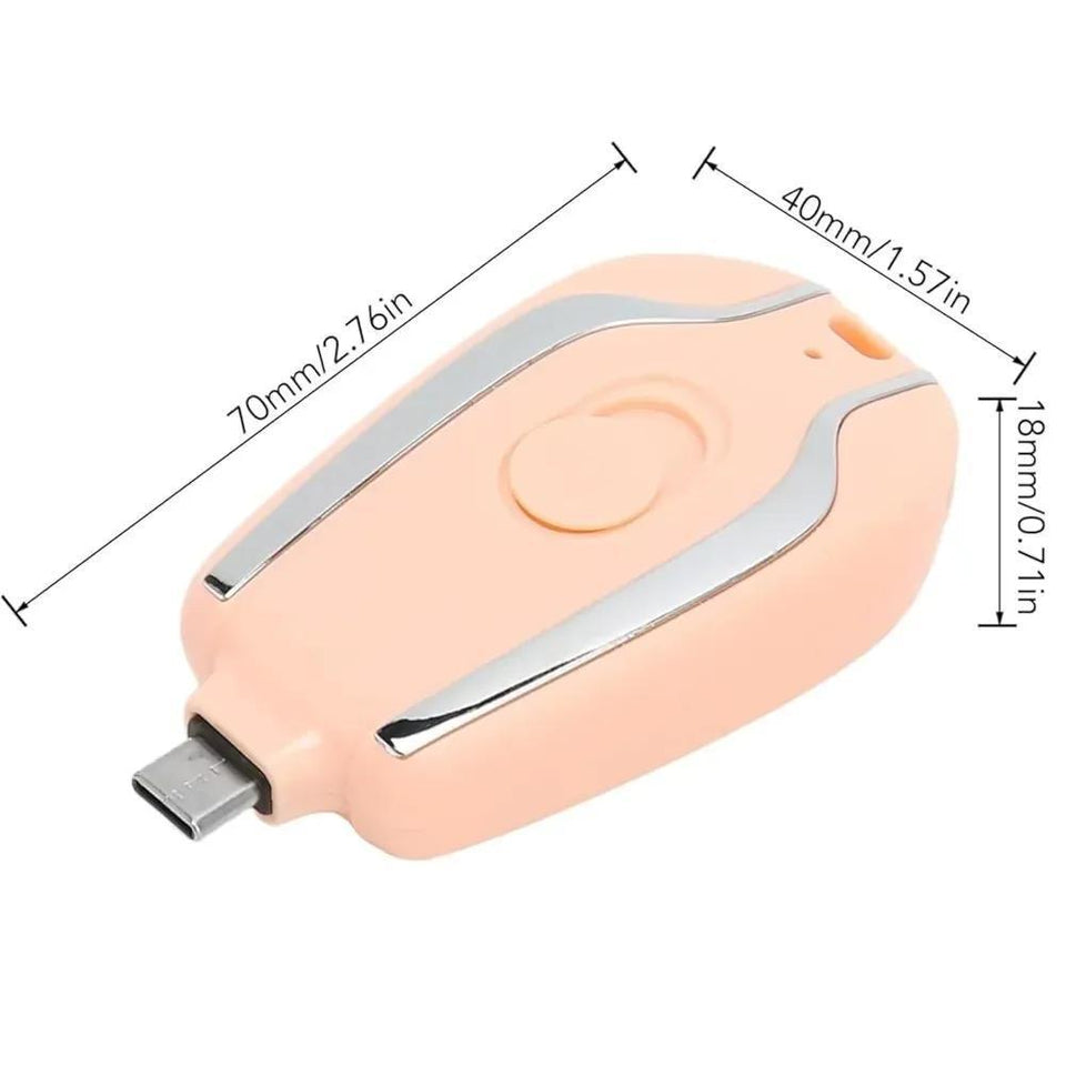 🔋 Keychain Power Bank – Compact & Portable Charging On-the-Go
