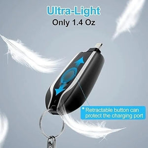 🔋 Keychain Power Bank – Compact & Portable Charging On-the-Go