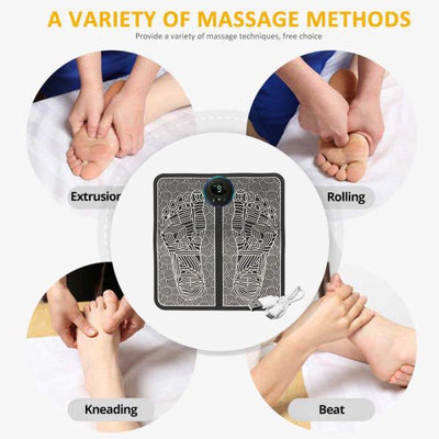 EMS Foot Massager Mat – USB Rechargeable Smart Acupuncture Foot Pad - Mayari Super Store