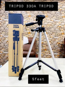 📸 5 Feet 330 Big Tripod Mobile & DSLR Stand – Capture Like a Pro 📸 Mayari Super Store