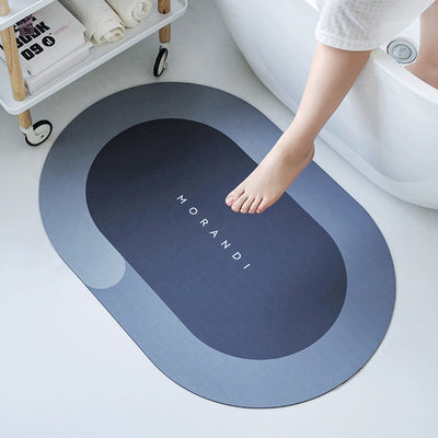 🛁 Bath Mat – Super Absorbent Quick Drying Round Bathroom Rug (Random Colors) - Mayari Super Store