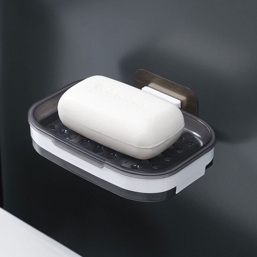 🧼 Wall Mounted Soap Holder with Draining Tray (Random Color) - Mayari Super Store