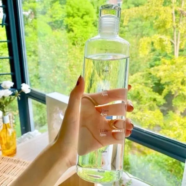 💧 Transparent Sports Water Bottle – 500ml | Lightweight, Leak-Proof & Portable - Mayari Super Store