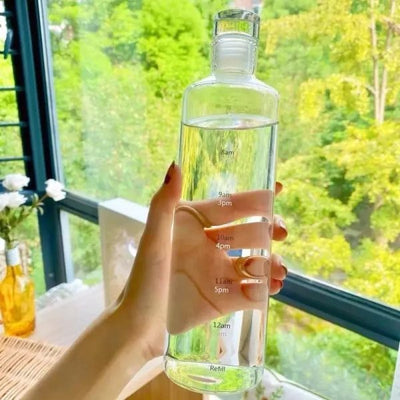 💧 Transparent Sports Water Bottle – 500ml | Lightweight, Leak-Proof & Portable - Mayari Super Store