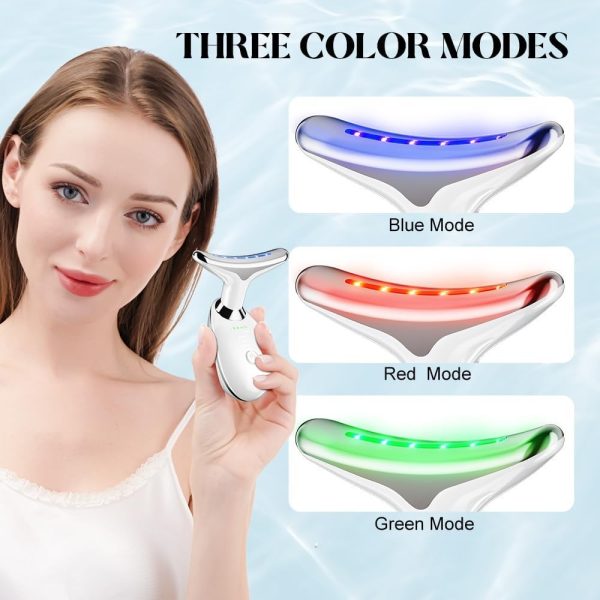 🌟 Face Lifting & EMS Facial Massager – Microcurrent + LED Red Light Therapy | Anti-Wrinkle Skin Tightening Device