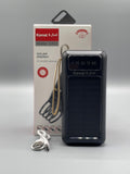 ☀️ Solar Power Bank – 50000 mAh with Built-in 4 Charging Cables