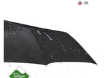 ☔ Weather-Resistant Black Fiberglass Umbrella – Compact & Portable