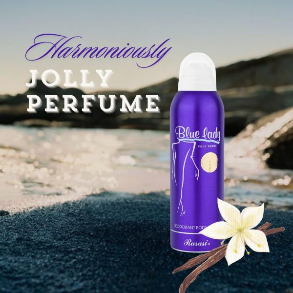 Rasasi Body Spray – Blue Lady (200ml) | Original Premium Women’s Fragrance