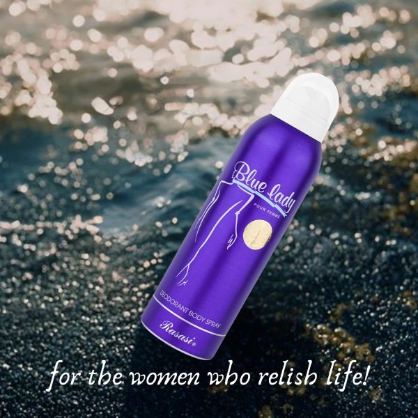 Rasasi Body Spray – Blue Lady (200ml) | Original Premium Women’s Fragrance