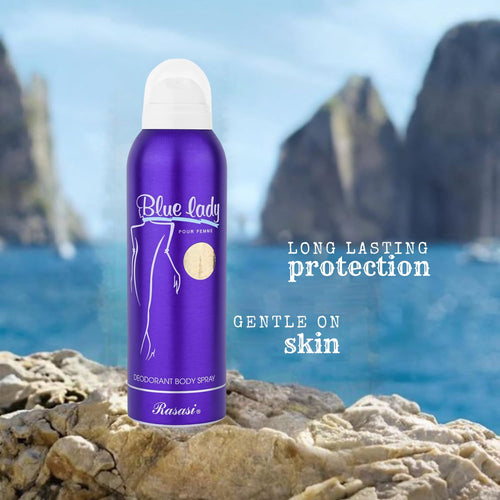 Rasasi Body Spray – Blue Lady (200ml) | Original Premium Women’s Fragrance