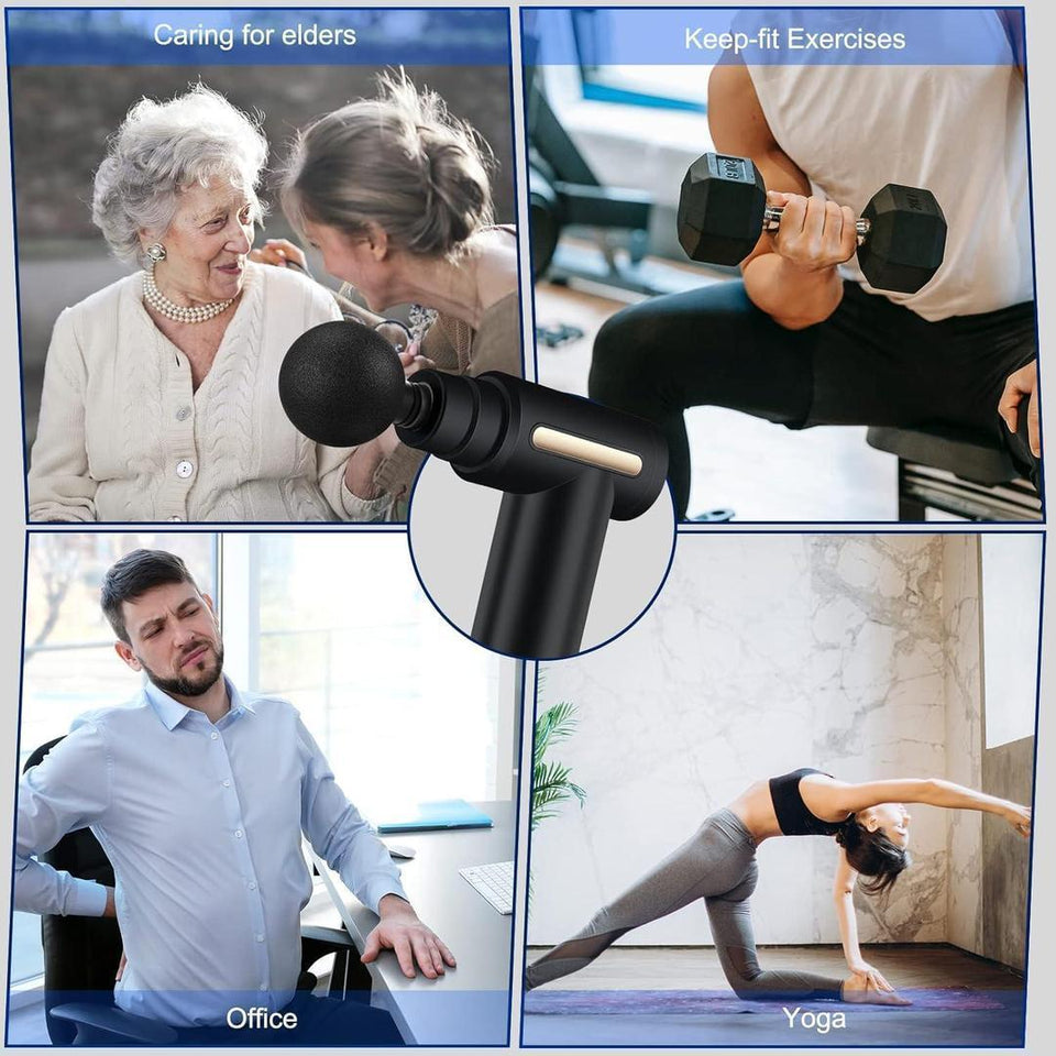 💪 Mini Massager Gun – Portable Muscle Relaxation Device