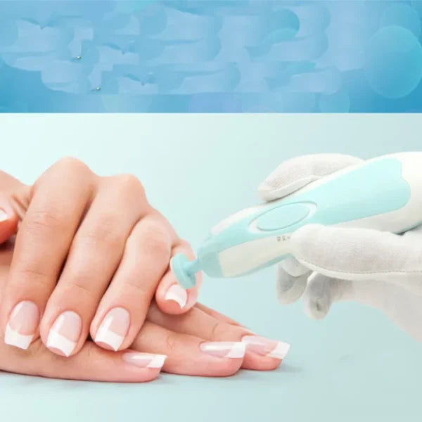 👶 Baby Electric Nail Clipper – 6-in-1 Manicure & Pedicure Set (0m+ | Random Color)