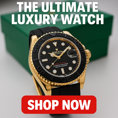 ⌚ Golden Rolex Stylish Watch for Men – Quartz Movement Mayari Super Store