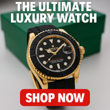 ⌚ Golden Rolex Stylish Watch for Men – Quartz Movement Mayari Super Store