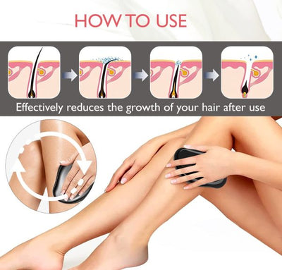 Crystal Hair Remover – Portable Painless Hair Removal Tool (Reusable & Washable) - Mayari Super Store