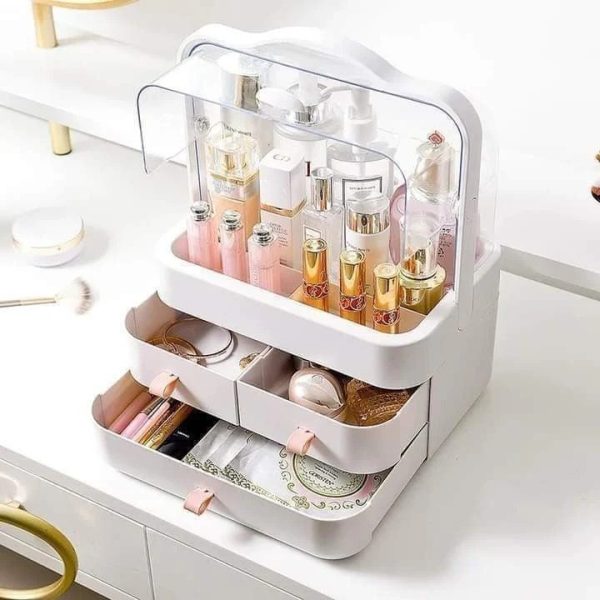 Multi-functional Acrylic Cosmetic Organizer with Multiple Drawers – Elegant Storage Solution for Makeup & Skincare