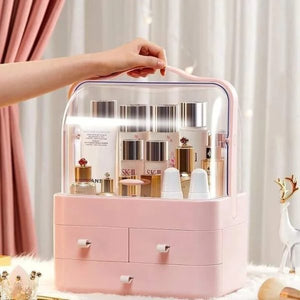 Multi-functional Acrylic Cosmetic Organizer with Multiple Drawers – Elegant Storage Solution for Makeup & Skincare