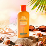 🌞 Good Life Paris SPF 60 Face & Body Moisturizing Sunblock – 200ml  With Vitamin E | UV Protection | Brighter & Softer Skin