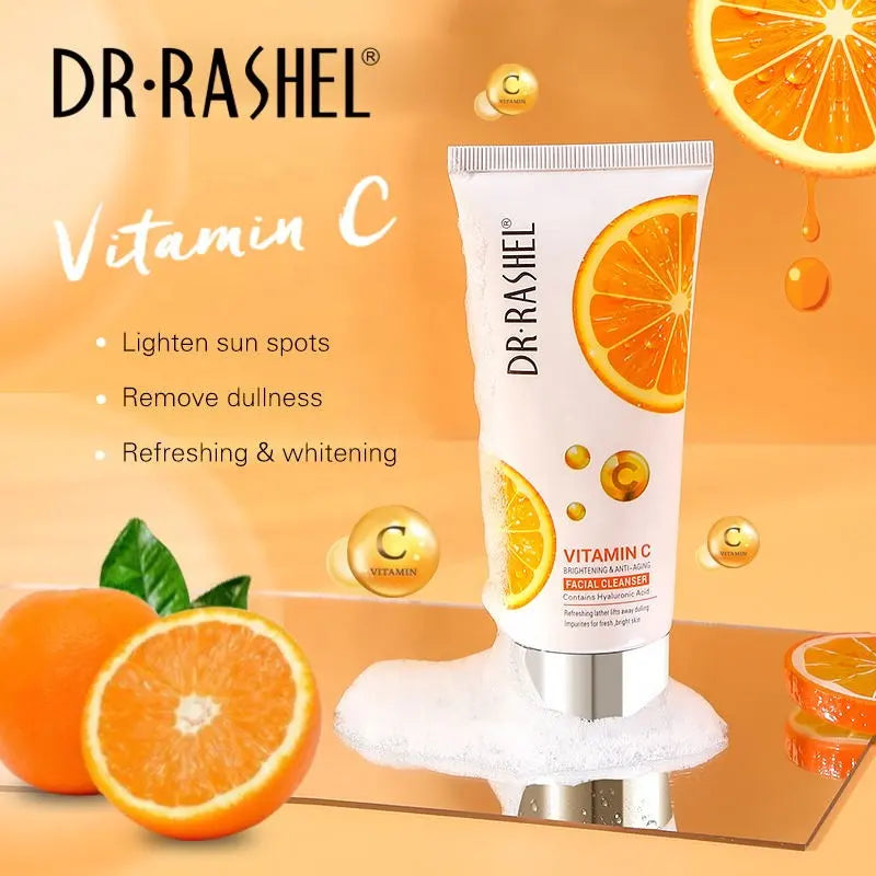 🌟 Dr. Rashel Brightening Anti-Aging Deep Cleansing Vitamin C Facial Cleanser – 80ml - Mayari Super Store
