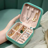 💎 Leather Jewelry Storage Box – Compact Travel Organizer Mayari Super Store
