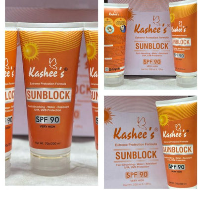 ☀️ Kashee’s Sunblock SPF 90 – Extreme Protection Formula | 200ml | UVA + UVB Defense - Mayari Super Store