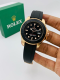 ⌚ Golden Rolex Stylish Watch for Men – Quartz Movement Mayari Super Store