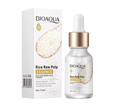 Bioaoua Hyaluronic Acid Rice Raw Pulp Essence Face Serum – 15ml - Mayari Super Store
