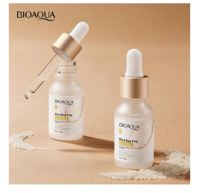 Bioaoua Hyaluronic Acid Rice Raw Pulp Essence Face Serum – 15ml - Mayari Super Store