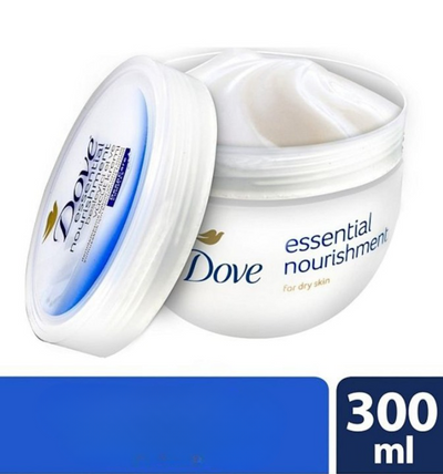 Dove Essential Nourishment Body Cream for Dry Skin – 300ml - Mayari Super Store