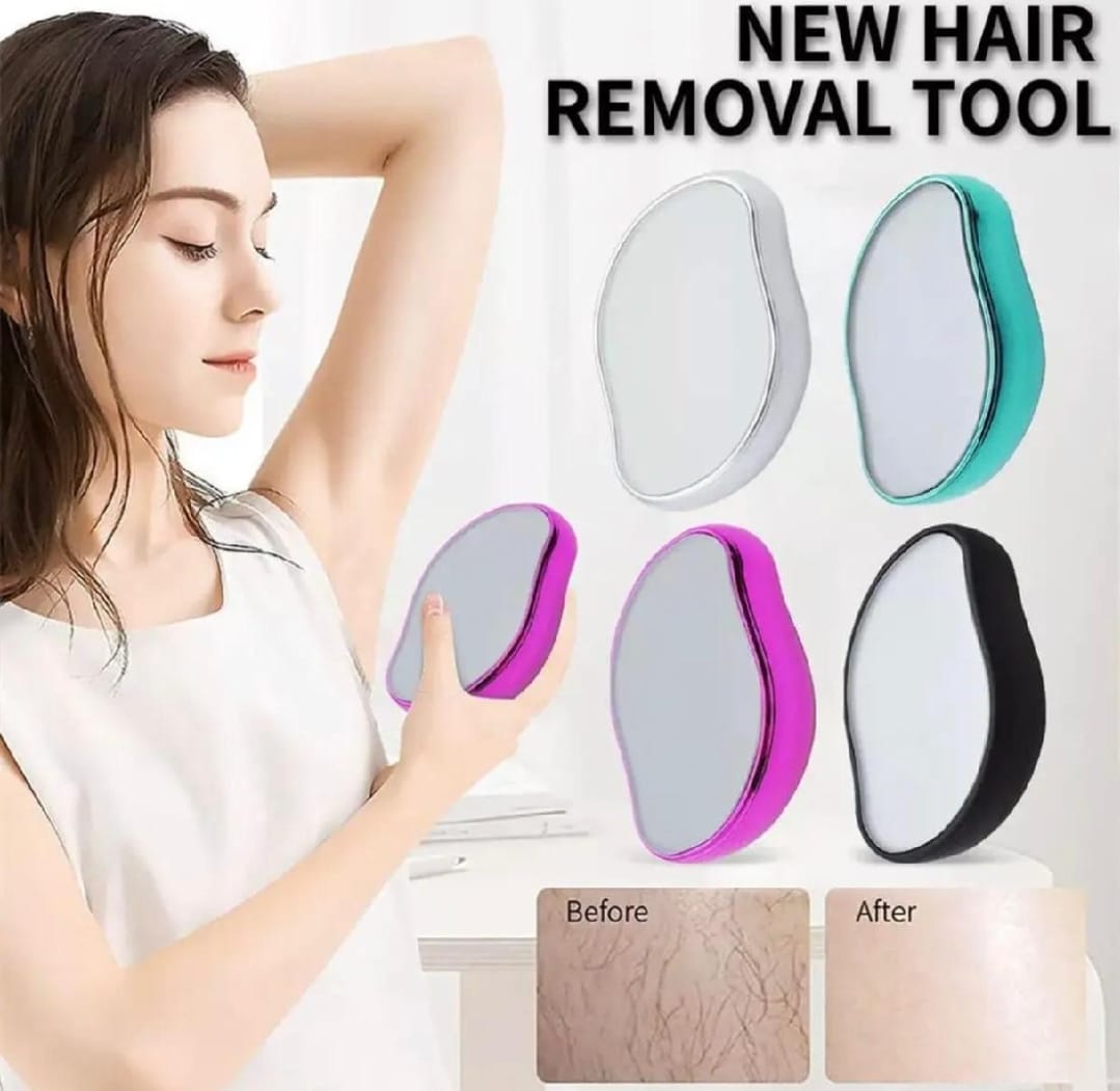 Crystal Hair Remover – Portable Painless Hair Removal Tool (Reusable & Washable) - Mayari Super Store