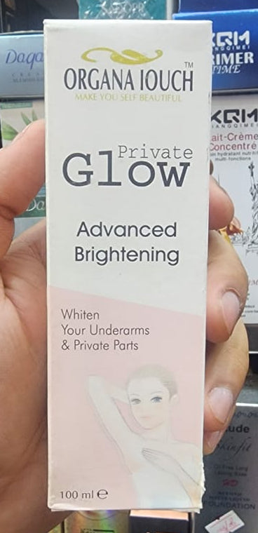 🌸 Organa Touch Fresh & Natural Underarm Whitening Cream – Private Glow (Advanced Brightening) 100ml