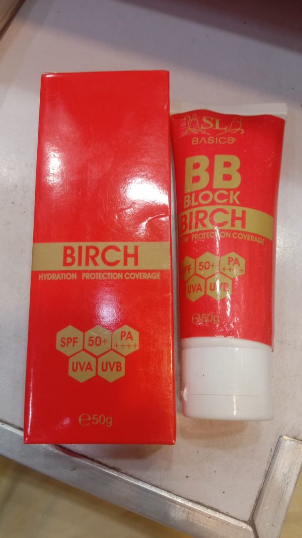 SL Basics BB Block – 50g | SPF 50+ Tinted Sunscreen | Hydration + Coverage + Protection - Mayari Super Store