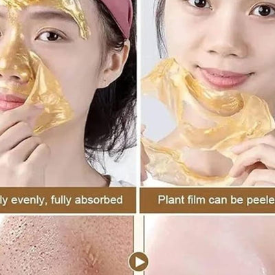 ✨ CeraVe Radiant Glow Peel-Off Gold Mask – 100ml | Deep Cleansing & Brightening Facial Treatment - Mayari Super Store