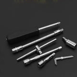 🔧 46-Piece Professional Socket Wrench Tool Set | Heavy-Duty Ratchet Handle, Sockets & Screwdriver Bits