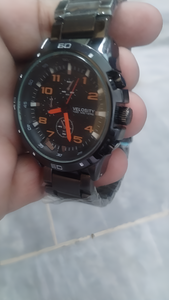 ⌚ Stainless Steel Men’s Watch – Waterproof, Sporty Design (With Box) Mayari Super Store