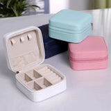 💎 Leather Jewelry Storage Box – Compact Travel Organizer Mayari Super Store
