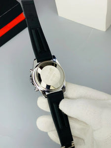 Rolex Oyster Perpetual – Luxury Stainless Steel Dial with Premium Rubber Strap Mayari Super Store