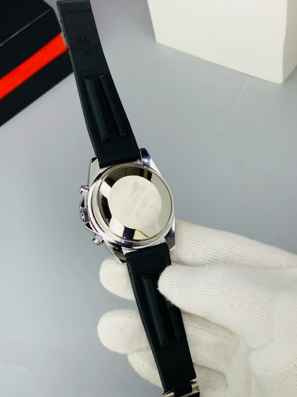 Rolex Oyster Perpetual – Luxury Stainless Steel Dial with Premium Rubber Strap Mayari Super Store