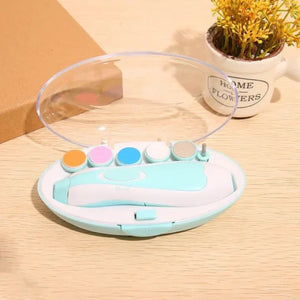 👶 Baby Electric Nail Clipper – 6-in-1 Manicure & Pedicure Set (0m+ | Random Color)