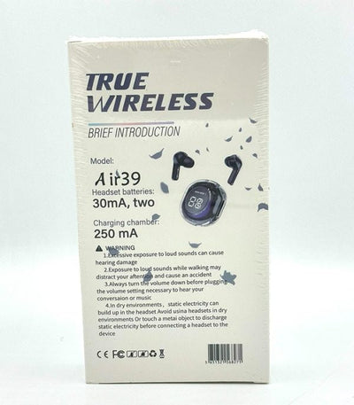 🎧 Air39 Wireless Earbuds | Bluetooth 5.3 | Heavy Bass | Noise Reduction | LED Display - Mayari Super Store